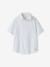 Striped short-sleeved shirt striped blue 