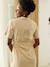 Nursing clothes midi dress beige 