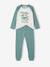 Pack of 2 cotton pyjamas for boys emerald green 