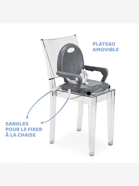 Pocket Snack Booster Seat, by CHICCO anthracite 