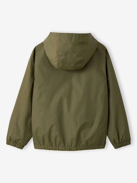 Lightweight zipped windcheater for boys khaki 