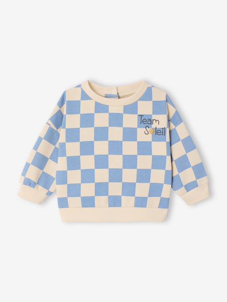 Boys' 'Team Soleil' sweatshirt grey blue 