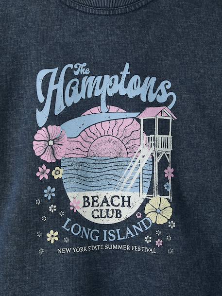 Girl's Hamptons sweatshirt navy blue 