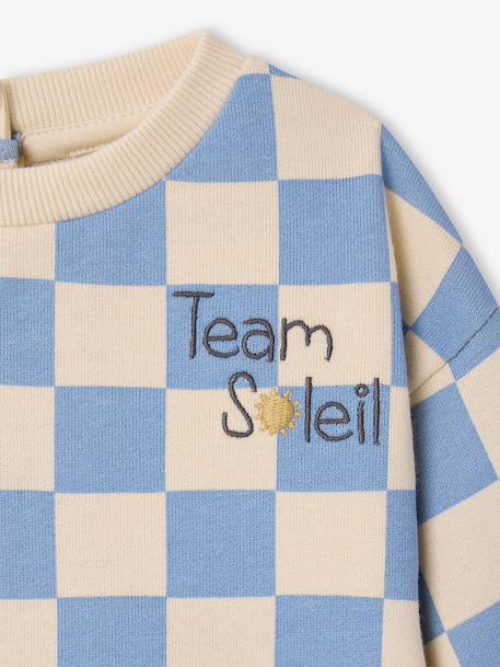 Boys' 'Team Soleil' sweatshirt grey blue 