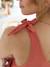 Striped Tankini for Maternity BLUE MEDIUM STRIPED+old rose 