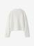 Cropped Cardigan for Girls, JONEN ecru+marl grey 