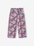 Cropped, Wide Leg Paperbag Trousers in Cotton Gauze for Girls beige+green+old rose+sage green+yellow 