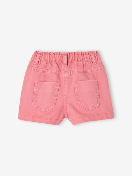 Embroidered baby girl's shorts sweet pink 