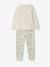 Pack of 2 girls' short-sleeved short pyjamas ecru 
