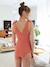 Striped Tankini for Maternity BLUE MEDIUM STRIPED+old rose 