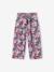 Cropped, Wide Leg Paperbag Trousers in Cotton Gauze for Girls beige+green+old rose+sage green+yellow 