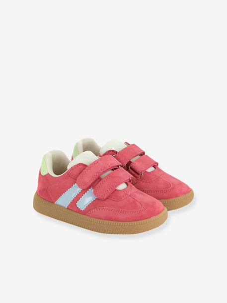 Trainers with Yuzu SHOO POM touch-and-close fastening navy blue+rose 