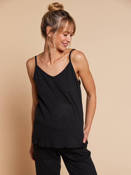 Nursing clothes 3-piece set black 