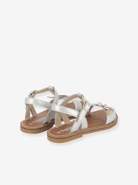 Girls' Summer BERLINGOT sandals silver 