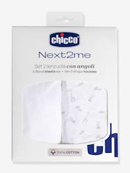 -Set of 2 Next2Me CHICCO fitted sheets