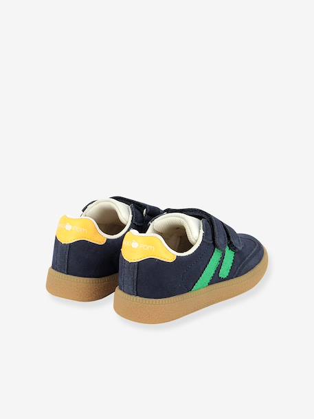 Trainers with Yuzu SHOO POM touch-and-close fastening navy blue+rose 