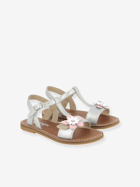 Girls' Summer BERLINGOT sandals silver 