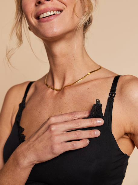 Nursing bra for women black 