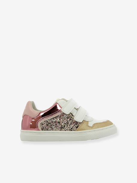 Berlingot touch-fastening trainers for nursery school rose 