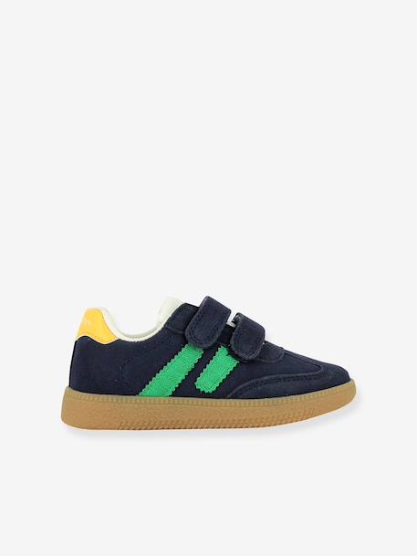 Trainers with Yuzu SHOO POM touch-and-close fastening navy blue+rose 