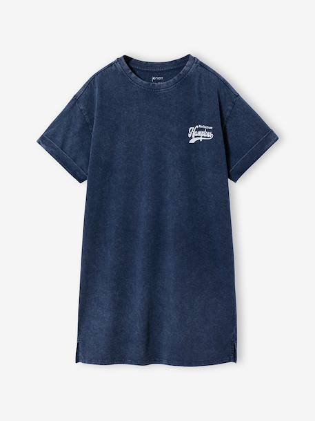 T-shirt dress navy blue 