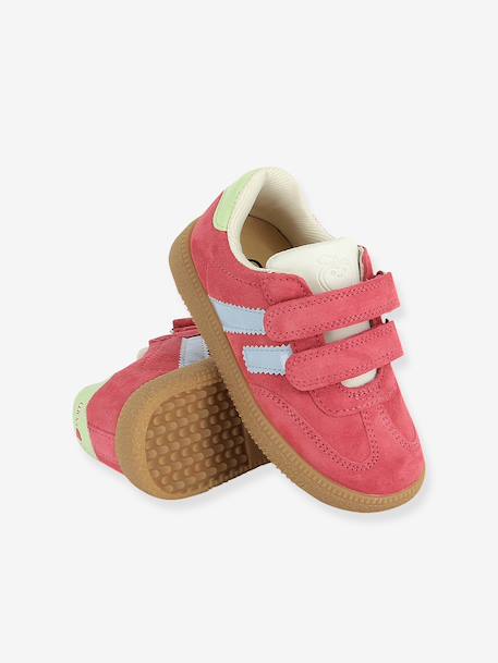 Trainers with Yuzu SHOO POM touch-and-close fastening navy blue+rose 