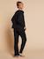 Nursing clothes 3-piece set black 
