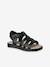 Multi-Strap Sandals, Designed for Autonomy black+gold 