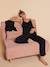 Nursing clothes 3-piece set black 
