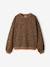 Oversized sweatshirt brown+navy blue+vanilla 