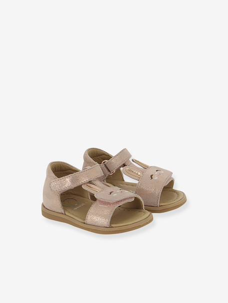 Girls' Tity Bunny Berlingot sandals rose 