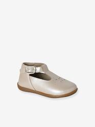 Baby girl's leather Mary Janes with buckle