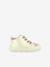 Berlingot zip-up ankle boots green+rose 