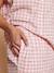Gingham cotton muslin two-piece pyjamas rosy 