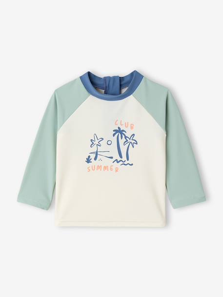 UV Protection baby t-shirt sage green 