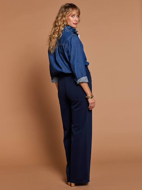 Women's maternity trouser navy blue 