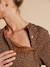 Leopard print nursing clothes nightie taupe 