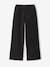 Girl's wide-leg knitted trousers anthracite 