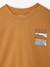 Boy's short-sleeved patterned T-shirt orange 
