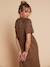 Leopard print nursing clothes nightie taupe 