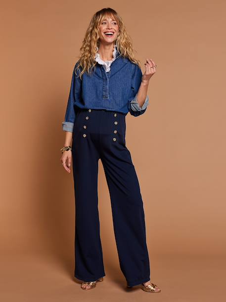 Women's maternity trouser navy blue 