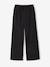 Girl's wide-leg knitted trousers anthracite 