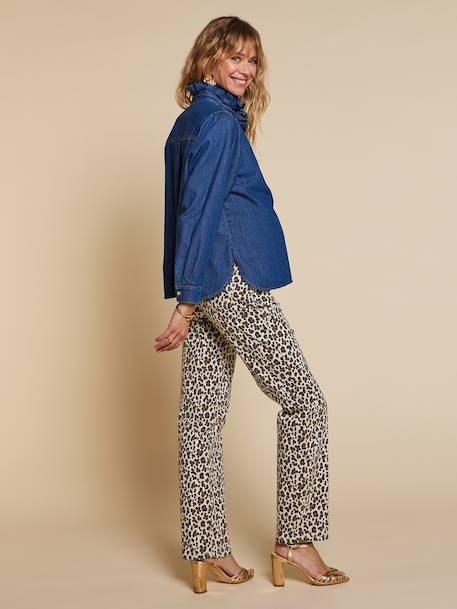 Maternity straight leg jeans ecru 