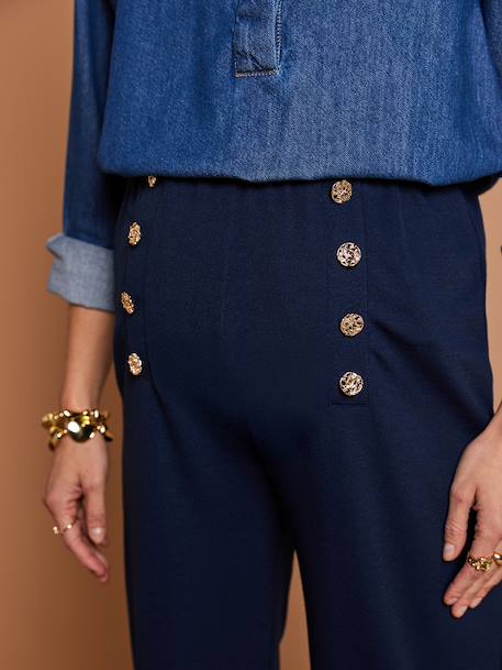 Women's maternity trouser navy blue 