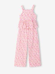 Girls-Set of floral trousers and top 