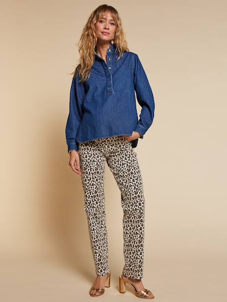 Maternity straight leg jeans ecru 