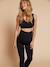 2-piece maternity sportswear set black 