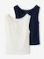 Pack of 2 girl's tank tops Jonen navy blue 