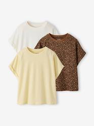 Girls-Pack of 3 Jonen short-sleeved T-shirts for girls 