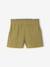 Girl's cotton gauze shorts - family capsule olive 